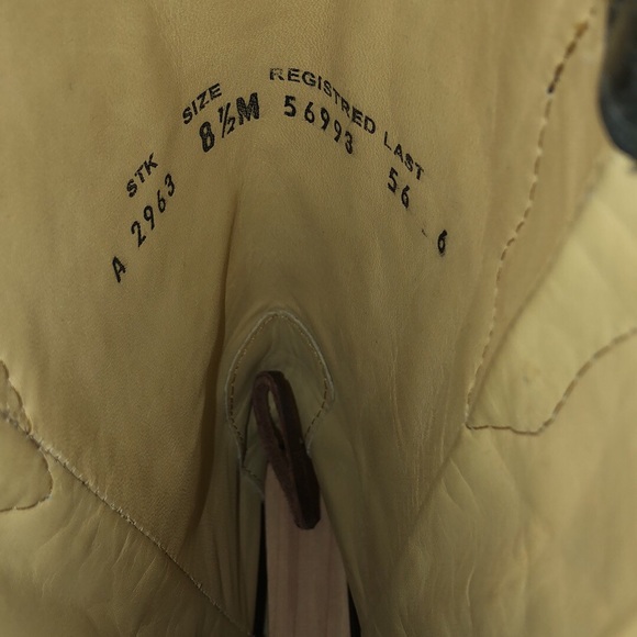 Vintage Grey glitter cowboy boots size 8 1/2 - Picture 4 of 4